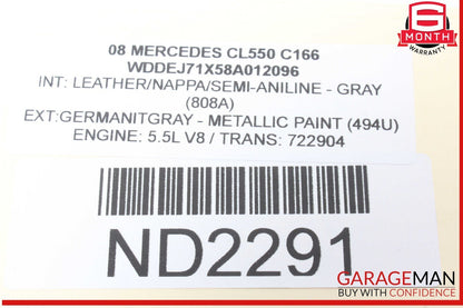 07-14 Mercedes W216 CL550 CL600 Front Right Side Headlight Support Bracket OEM