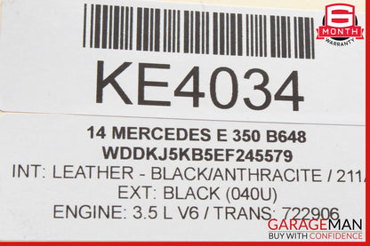 11-17 Mercedes W207 E350 E550 Coupe Left Side Mirror Door Rear View OEM