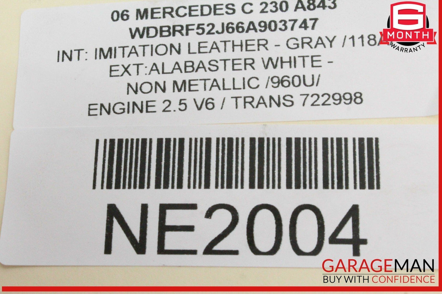 05-13 Mercedes W203 C230 CLK350 Engine Cylinder Head Cover Left Side OEM