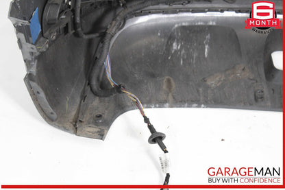 16-18 Audi Q3 Rear Bumper Cover w/ Parking PDC Sensors Silver OEM