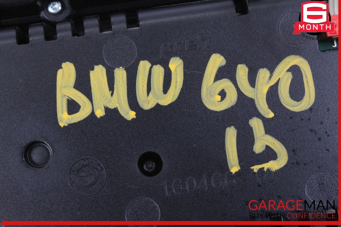 12-18 BMW 640i 650i AC A/C Air Conditioning Climate Control Radio Switch Panel