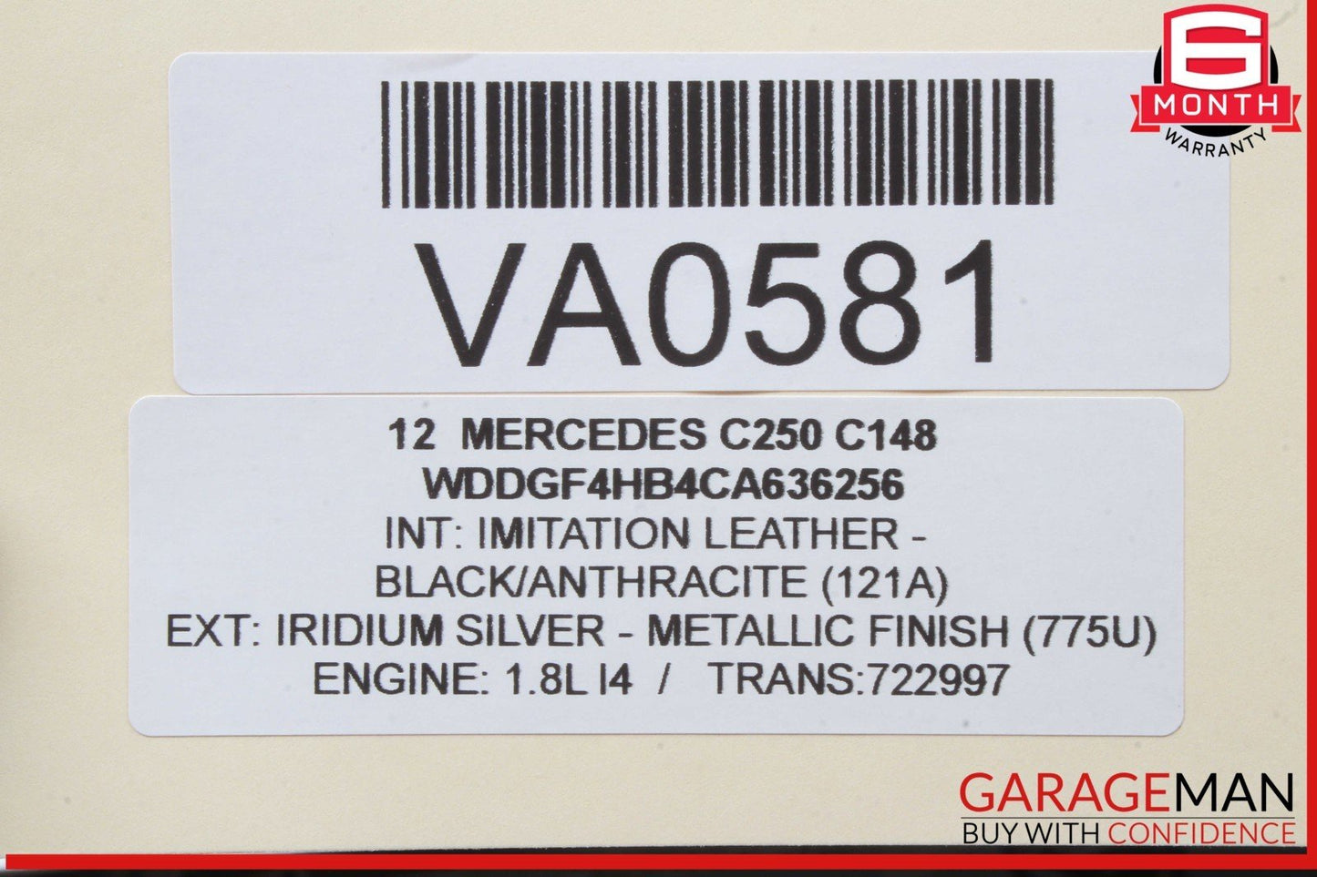 10-14 Mercedes W204 C250 C300 Rear Fuse Relay Box Module 2049060105 OEM