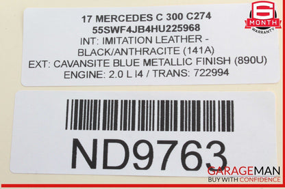 15-20 Mercedes W205 C300 Front Right and Left Side Door Sound Speaker 2058201202