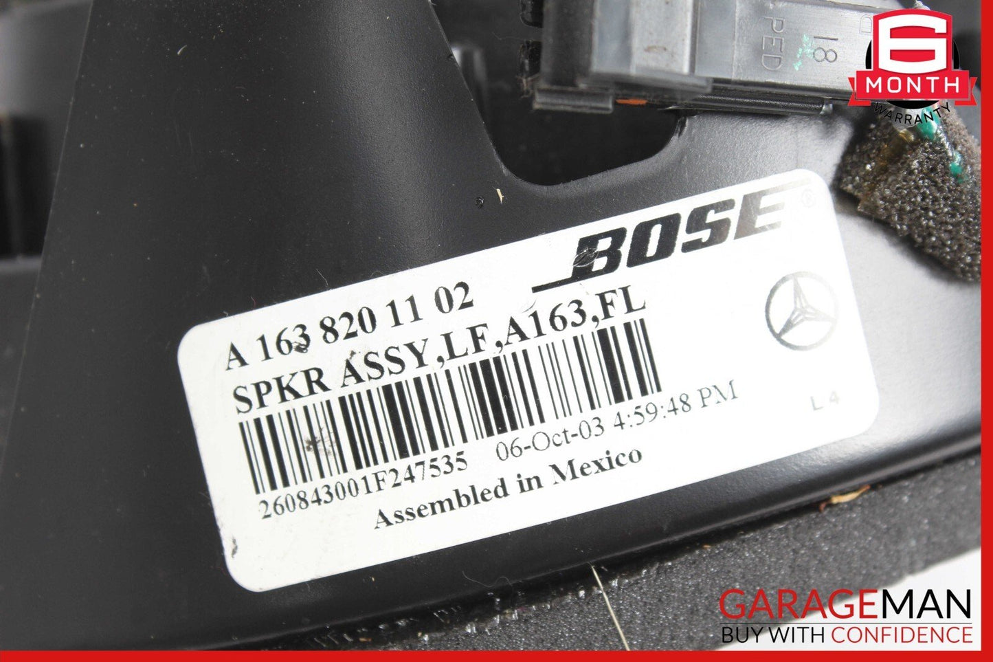 98-05 Mercedes W163 ML55 AMG Front Right & Left Bose Sound Speaker Set OEM