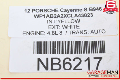 11-18 Porsche Cayenne S 958 Engine Upper Oil Pan 9481070716R OEM