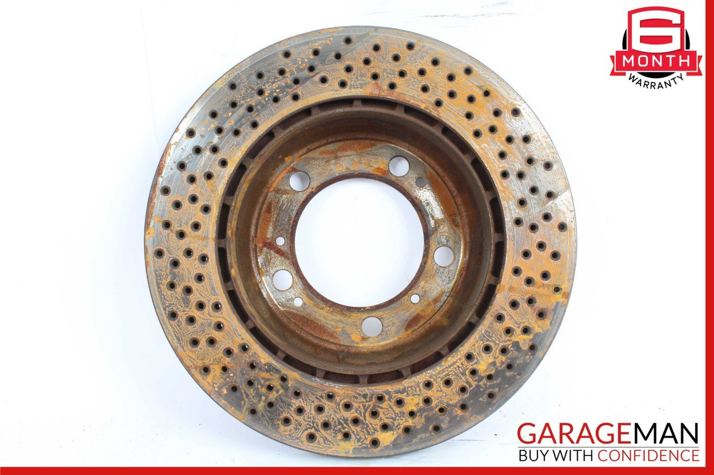05-12 Porsche Cayman 987 Front Right & Left Drilled Brake Rotor Disc Set OEM