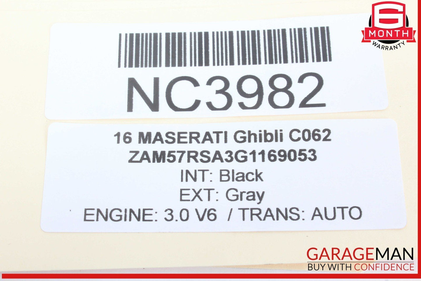 14-17 Maserati Ghibli Front Right Side Exterior Door Handle w/ Door Lock Latch