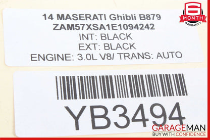 14-20 Maserati Ghibli Steering Wheel Multifunction Control Switch Assembly OEM