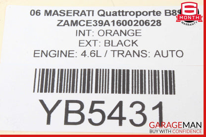 02-08 Maserati Quattroporte M139 CD Changer 5 Disk Player w/ Trim OEM