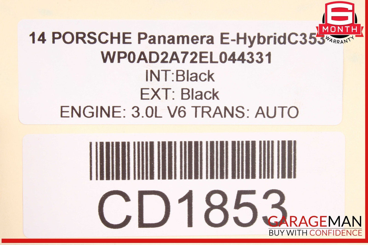 10-16 Porsche Panamera 970 Radiator Engine Electric Cooling Fan Shroud Assy OEM