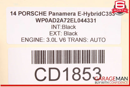 10-16 Porsche Panamera 970 Radiator Engine Electric Cooling Fan Shroud Assy OEM