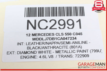 12-18 Mercedes W218 CLS550 Front Dash Trim Bezel Air Vent Cover Assy  OEM