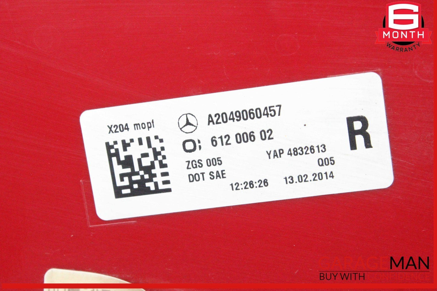 13-15 Mercedes X204 GLK350 4MATIC Rear Right Side Tail Light Lamp LED OEM