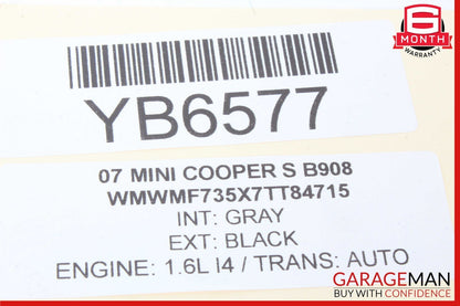 07-12 Mini Cooper Steering Wheel Black OEM 609695850