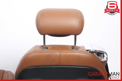 08-14 Mercedes W216 CL63 AMG Complete Front Seat Seats Cushion Assembly Brown
