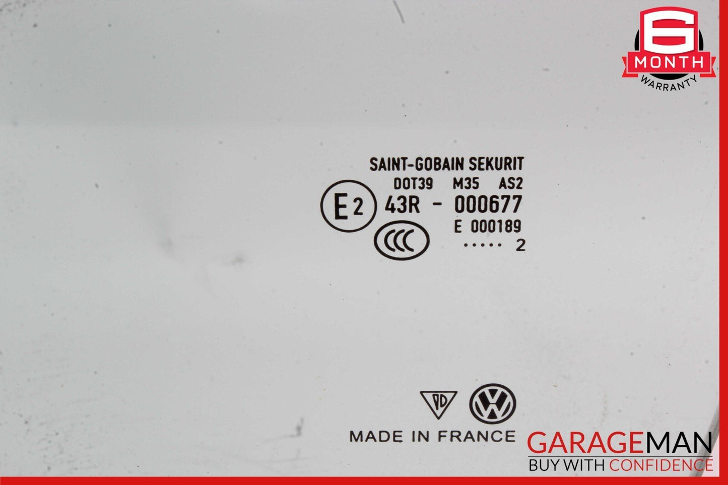 11-18 Porsche Cayenne S 958 Front Left Driver Side Door Window Glass OEM