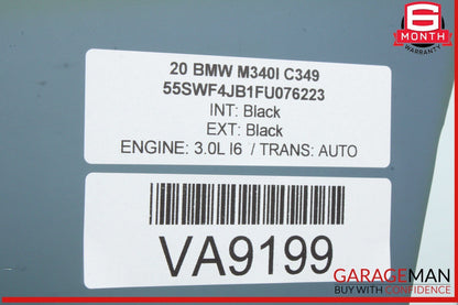 19-24 BMW M340i G20 330e 330i Front Left Driver Side Door Window Glass OEM