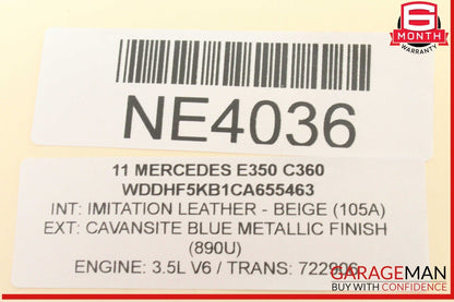 05-12 Mercedes W212 E350 ML350 Right Side Engine Motor Cylinder Head OEM