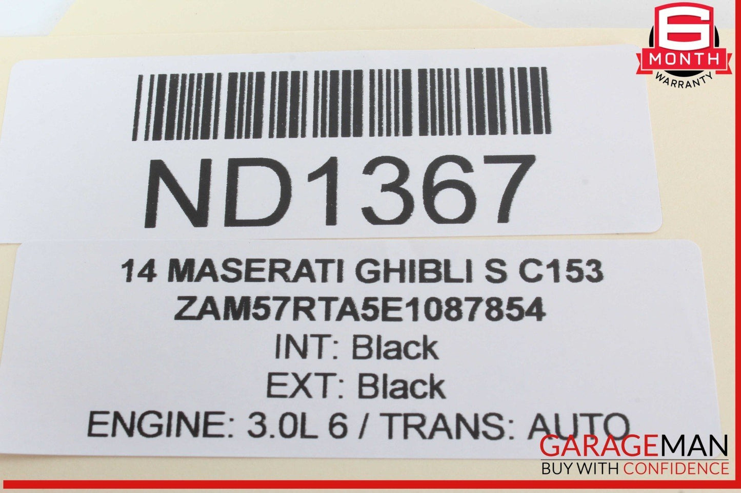 14-16 Maserati Ghibli S Center Dash Air Vent Grille Screen Frame Trim Panel OEM
