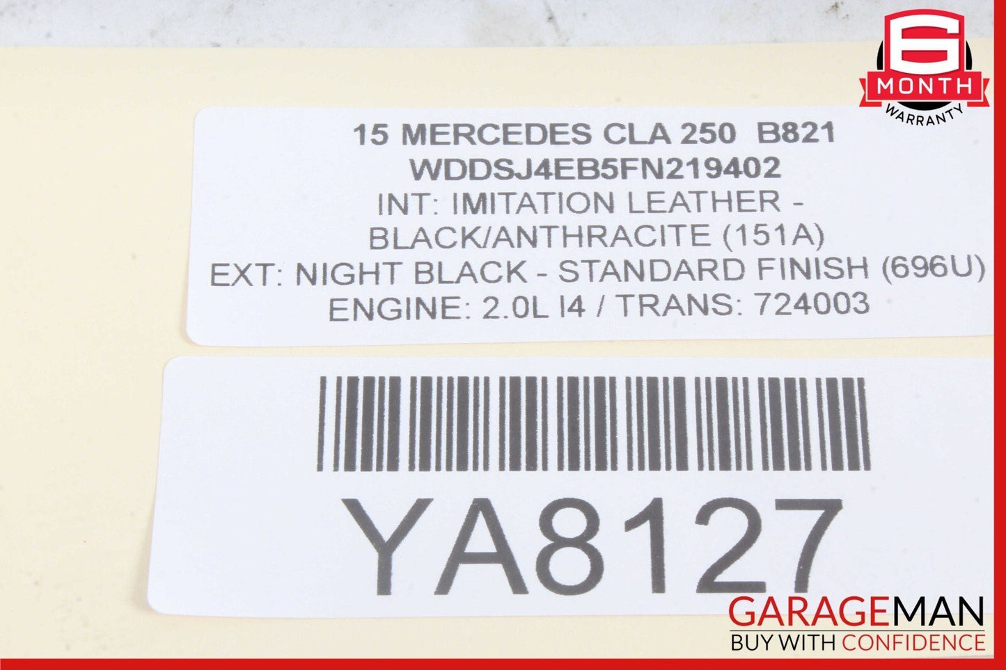 14-20 Mercedes W117 CLA250 GLA250 Steering Wheel w/ Paddle Shifters OEM