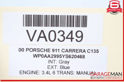 97-05 Porsche Carrera 911 966 Front Left Door Audio Sound Speaker Woofer Box OEM