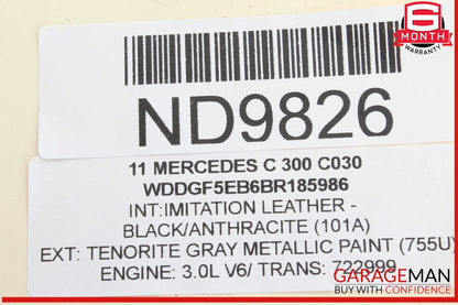 05-13 Mercedes W204 C300 E350 GLK350 Engine Cylinder Head Cover Left Side OEM