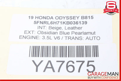 18-24 Honda Odyssey Dashboard Compartment Storage Glove Box 77500THRA0 OEM