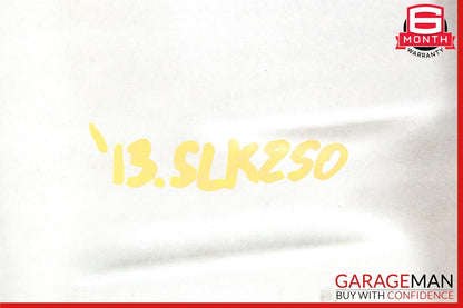 12-20 Mercedes R172 SLK250 Fuel Gas Tank Reservoir Filler Neck Assembly OEM