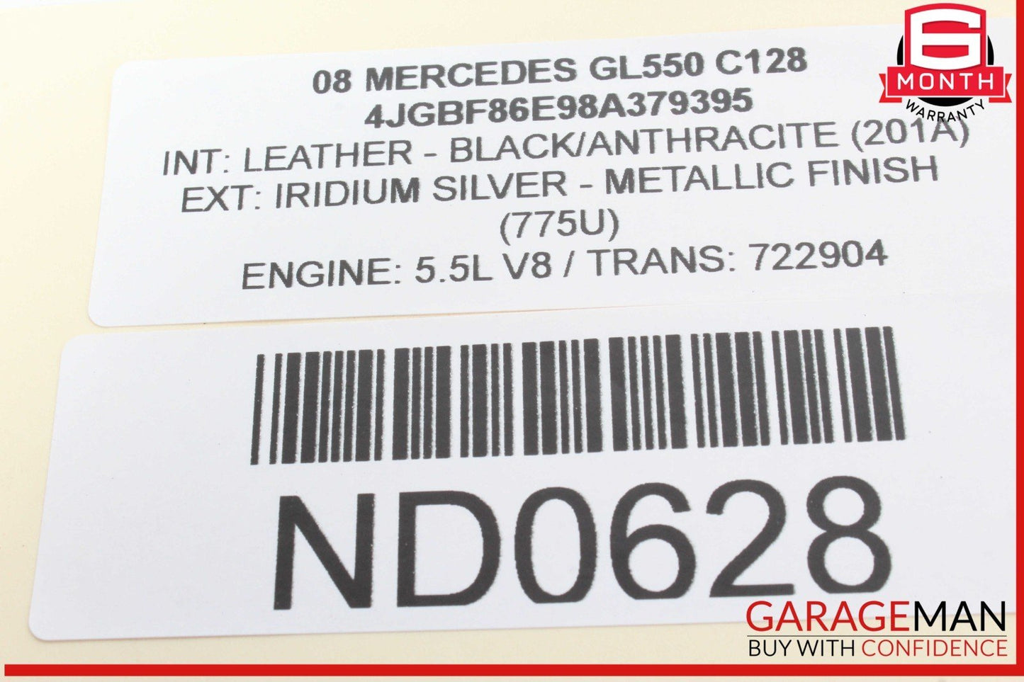 06-08 Mercedes X164 GL550 R350 Driver Side Steering Wheel Airbag Air Bag OEM