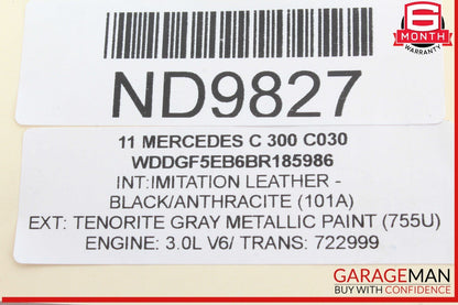 10-13 Mercedes W204 C300 Engine Cylinder Head Right 2720162601 OEM