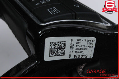 16-18 Audi A6 A7 Front Left Driver Side Steering Wheel Black 4G0419091BF OEM
