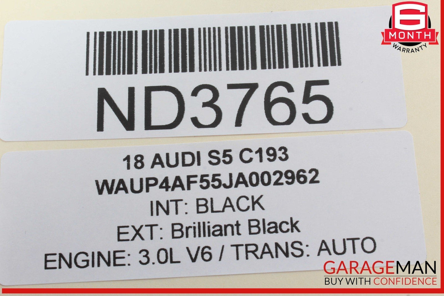 17-24 Audi S5 A4 Front Left Driver Side Dash Dashboard Knee Panel Black OEM