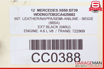 11-20 Mercedes CLS550 SL550 E550 S550 M278 High Pressure Fuel Pump Line Set OEM