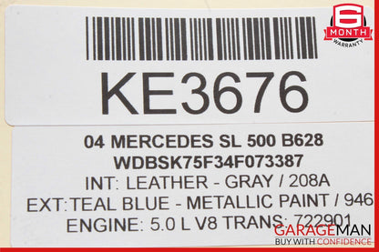 03-06 Mercedes R230 SL500 AC A/C Air Cooler Conditioning Compressor Pump Assy
