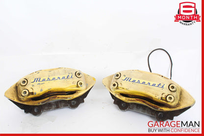 04-17 Maserati Quattroporte Front Left & Right Brake Caliper Calipers Set OEM