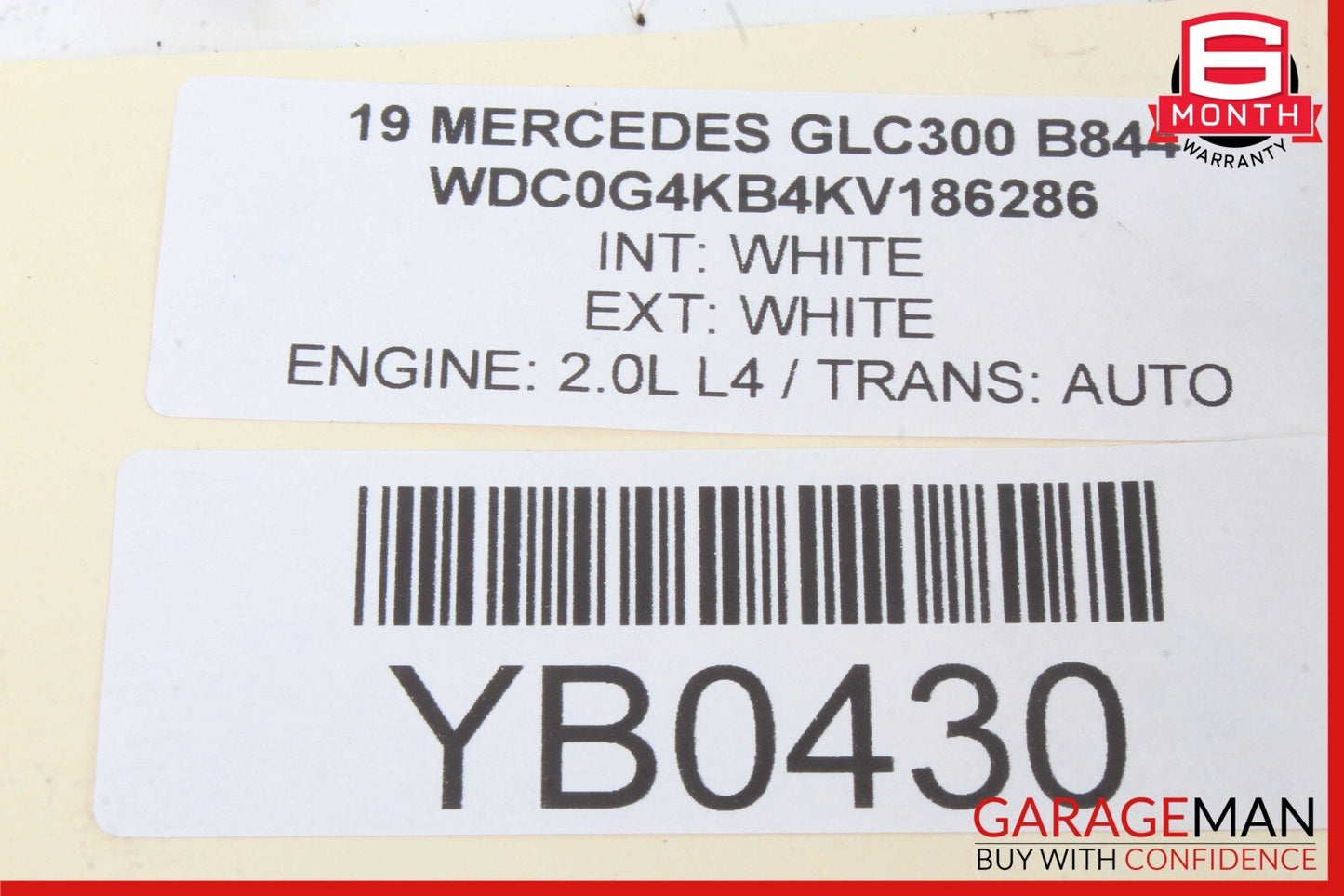 15-20 Mercedes X253 GLC300 Rear Left Door Lock Latch Actuator w/ Handle Frame
