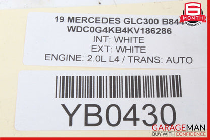 15-20 Mercedes X253 GLC300 Rear Left Door Lock Latch Actuator w/ Handle Frame