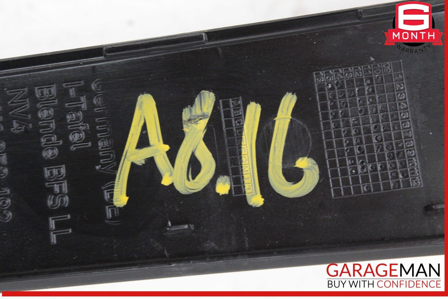 11-18 Audi A8 S8 Front Right Side Dash Trim Cover Panel w/ Control Switches OEM