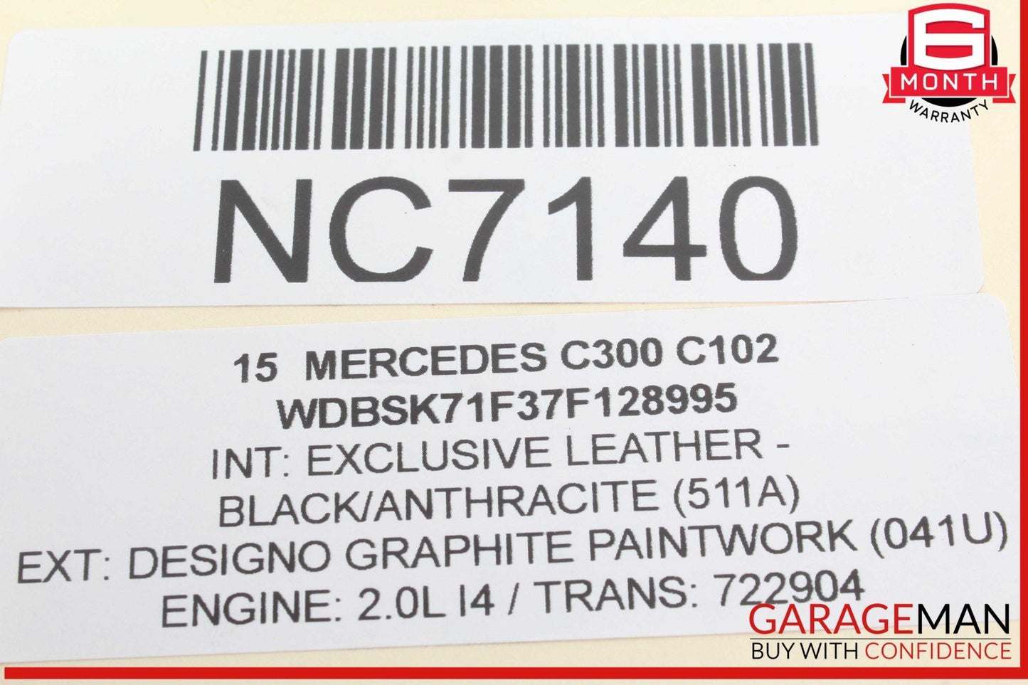 15-20 Mercedes W205 C300 C350e Front Left & Right Side Brake Caliper Set of 2
