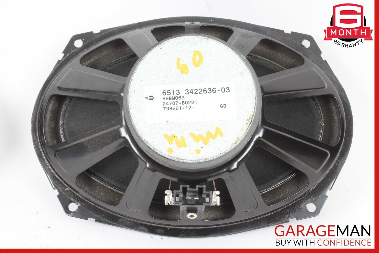 07-13 Mini Cooper Rear Left And Rear Right HIFI Speakers Set Of 2 OEM 3422636