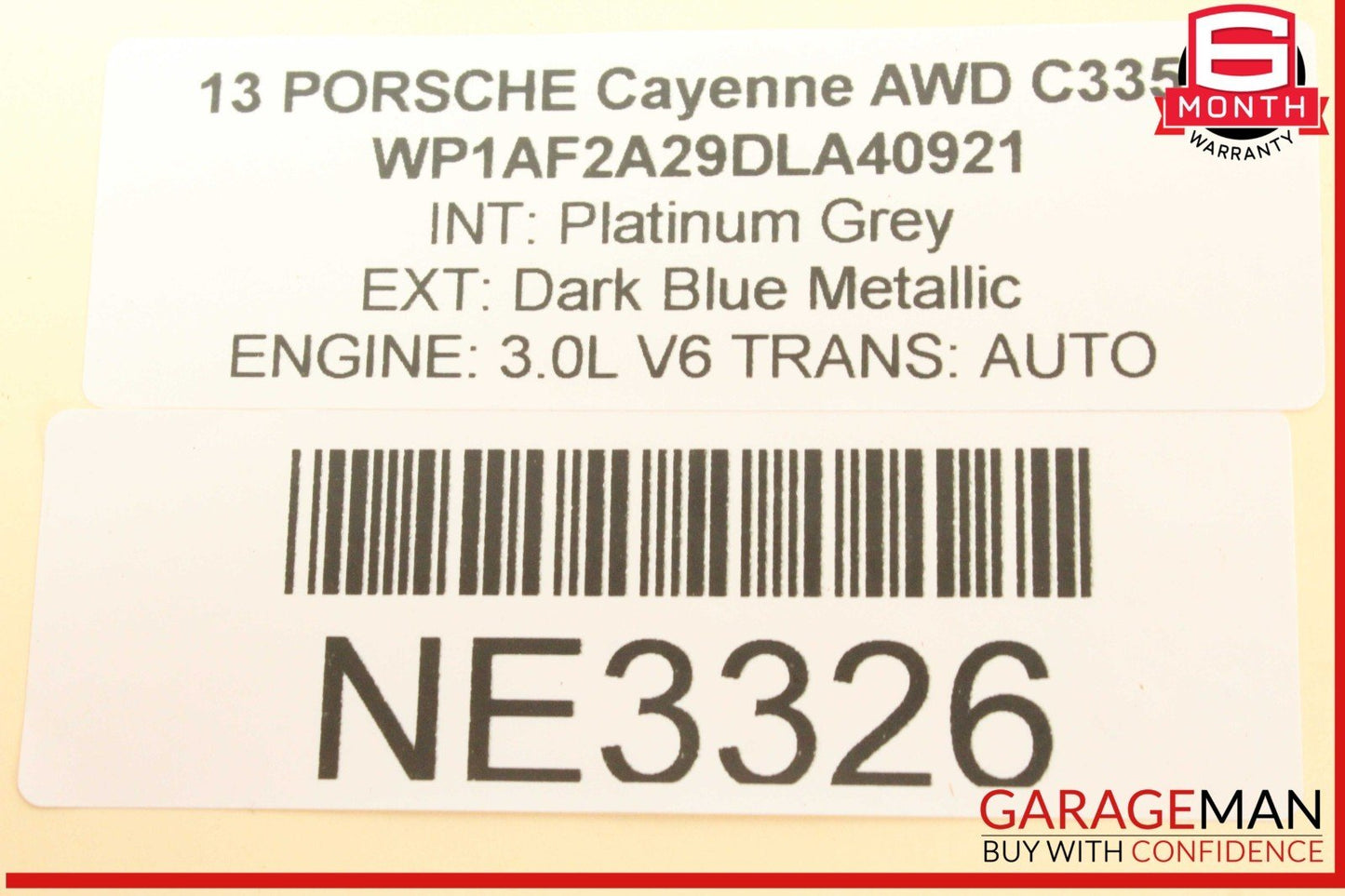 11-14 Porsche Cayenne 958 AWD Rear Right Side Outer Tail Light Lamp OEM