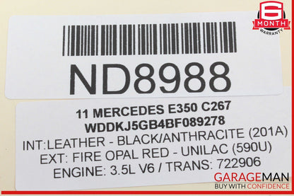 10-13 Mercedes W212 E350 E550 Rear Right Side Tail Light Lamp Taillight LED OEM