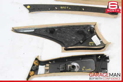 03-13 Maserati Quattroporte M139 Roof Headliner Pillar Set Trim Suede OEM