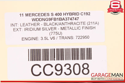 07-13 Mercedes W221 S400 S550 Front Hood Bonnet Cover Panel Assembly Silver OEM
