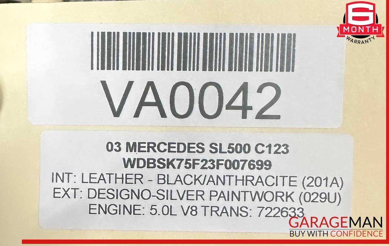 03-08 Mercedes R230 SL500 Front Left and Right Side Door Audio Speaker Bose OEM