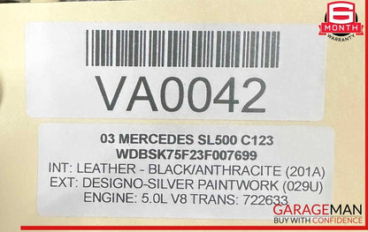 03-08 Mercedes R230 SL500 Front Left and Right Side Door Audio Speaker Bose OEM