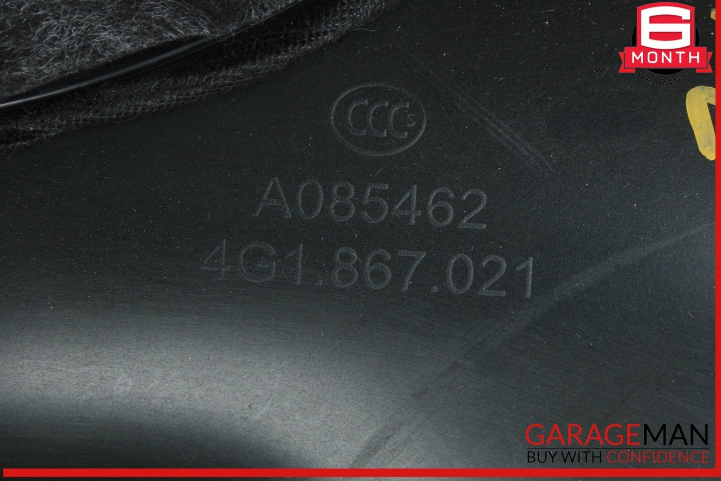 12-18 Audi A6 S6 Front Left Driver Side Interior Door Panel 4G1867021 OEM