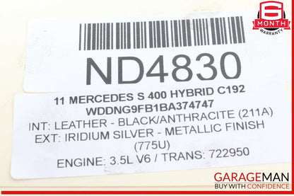 10-13 Mercedes W221 S400 Hybrid Timing Cover Housing 2720151102 OEM