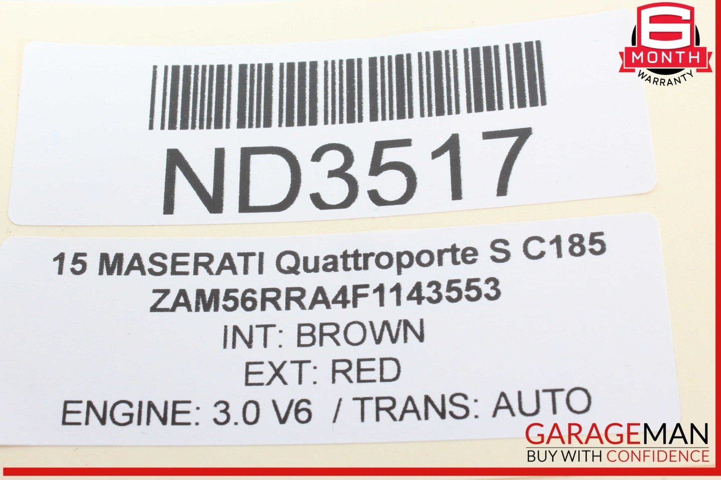 14-17 Maserati Quattroporte S Front or Rear Side Door Audio Sound Speaker Set