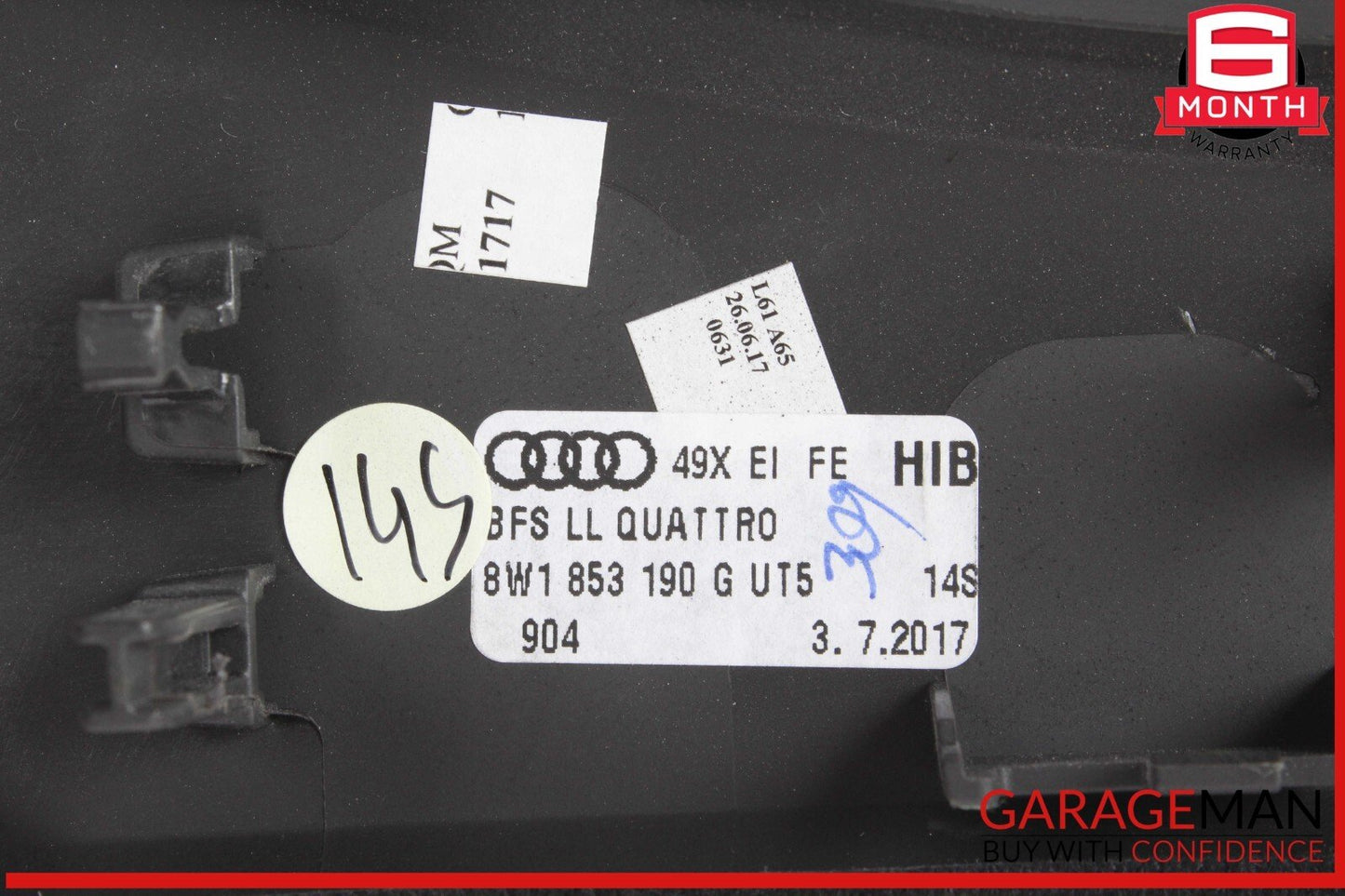 17-24 Audi A4 Allroad Dash AC A/C Heater Control Switch Panel w/ Trim Cover OEM